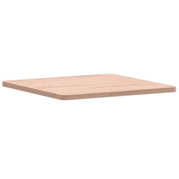 Vidaxl Tablero De Mesa Cuadrado De Madera Maciza De Haya 40x40x1,5 Cm Marrón