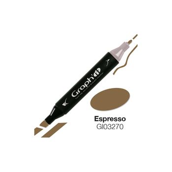Marcador Graph'it De Doble Punta - Espresso