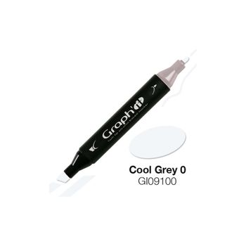 Marcador Graph'it De Doble Punta - Cold Grey 0