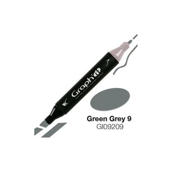 Marcador Graph'it De Doble Punta - Gris Verde 9