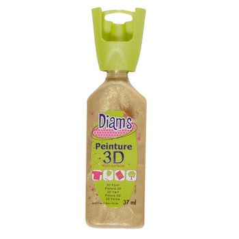 Botella De 37 Ml Diam's 3d - Arena Dorada Perla