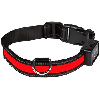 Eyenimal Light Collar Usb Light Collar Recargable L - Rojo - Para Perros