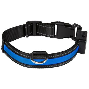Eyenimal Light Collar Usb Light Collar Recargable M - Azul - Para Perros