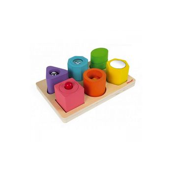 Puzzle 6 Cubos Sensoriales De Madera