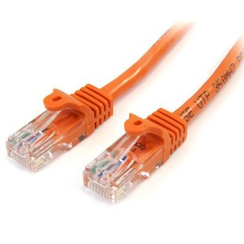 Startech.com Cable De 3m Naranja De Red Fast Ethernet Cat5e Rj45 Sin Enganche - Cable Patch Snagless, Rj-45, Rj-45, Macho/macho, Oro, Cat5e, U/utp (utp)