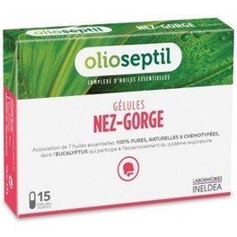 Ineldea Olioseptil Nariz Garganta 15 Capsulas