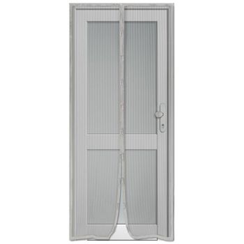 Mosquitera Con Cierre Magnético 100 X 220 Cm - Gris