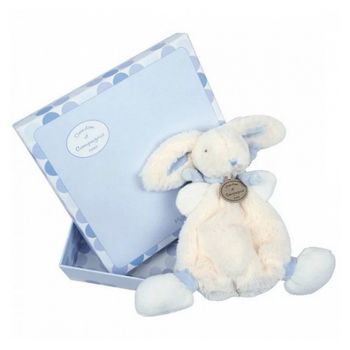 Doudou Cie Doudou Blue Candy Rabbit