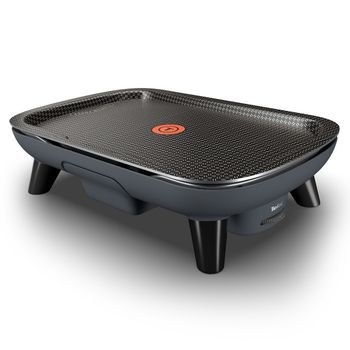 Plancha De Asar Eléctrica Para Carne Y Verduras, Lisa Y Grill De 1500w,  Superficie De 40x25cm Bn3678 con Ofertas en Carrefour