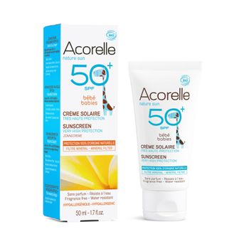 Crema Protección Solar Para Bebé Spf50+ Acorelle, 50ml