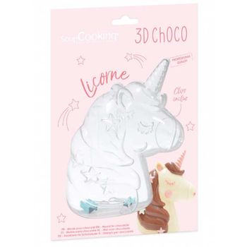 Molde De Chocolate 3d Unicornio