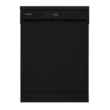 Lavavajillas Infiniton DIW-61STB - Negro Inox, 60 cm, 14 servicios, 8  Programas,Tercera Bandeja, E