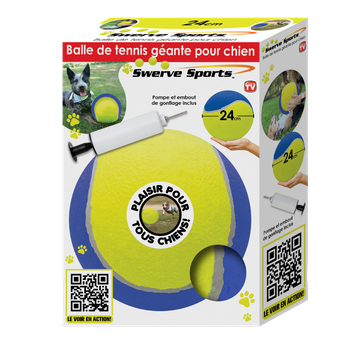 Pelota De Tenis Gigante Incrediball - Venteo - Juguete Para Perro - 24cm De Diámetro