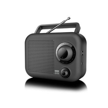 Muse Radio Portatil Negra Analog Tuner Mw/fm Aux-in