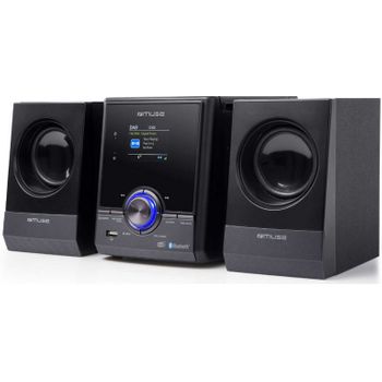 Muse Mini Cadena Negra 150w Con Bluetooth - M1820dj