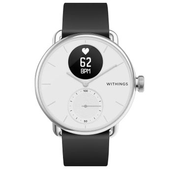 Brazalete Inteligente 38mm Híbrido Ecg Spo2 Scanwatch Withings Blanco