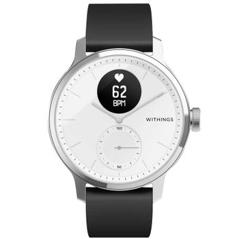 Brazalete Inteligente 42mm Híbrido Ecg Spo2 Scanwatch Withings Blanco