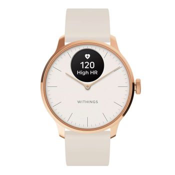 Reloj Withings Scanwatch Light Resistente Al Agua 30 Días De Batería Oro Rosa