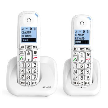 Alcatel Xl785 Duo Teléfonos Fijos Inalámbricos Blancos
