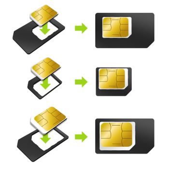 Pack Muvit 3 Adaptadores Sim Universal Para Nanosim Y Microsim