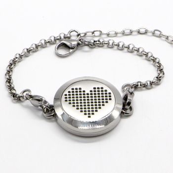 Pulsera De Aromaterapia Cœur Pixel