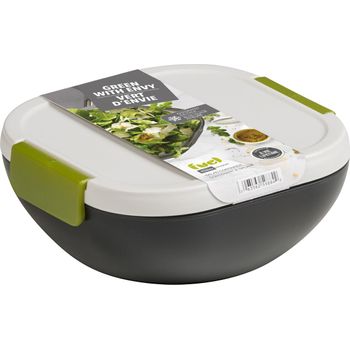 Caja De Ensalada - Función De Refrigerante Con Bloque De Hielo | Gran Capacidad De Almacenamiento | Diseño Compacto Y Portátil | Ideal Para Comidas Sobre La Marcha | Trendyflair.