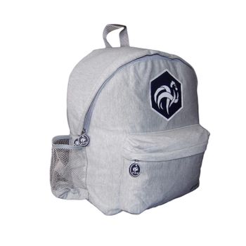 Mochila - Federación De Fútbol Francés - Gris - Espacioso Y Práctico | 39 X 30 X 22 Cm | Ideal Para Fanáticos Del Fútbol | Trendyflair