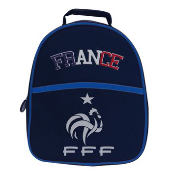 Mochila Para Niños - Federación De Fútbol Francés - Ligera Y Práctica | 25 X 13 X 21 Cm | Azul | Trendyflair