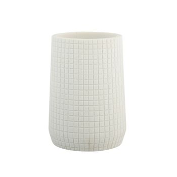 Vaso Polyresin Norden Blanco