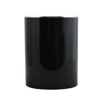 Cubo De Basura 6 Litros Para Baño Msv De Plastico En Color Negro 18 X 24,2 Cm