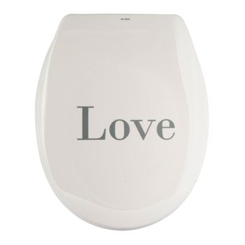 Asiento Wc Thermo-duro Cierre Lento  Love