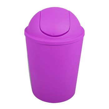 Cubo De Basura "ako" 5,5l  Con Tapa Abatible Violeta