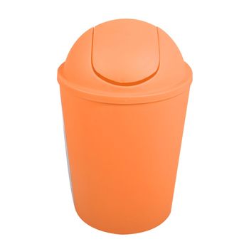 Cubo De Basura "ako" 5,5l Con Tapa Abatible Naranja