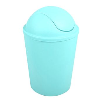 Cubo De Basura "ako" 5,5l  Con Tapa Abatible Verde Pastel