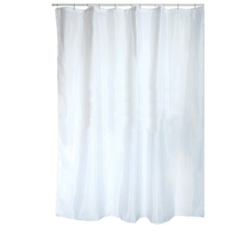 Cortina De Ducha Peva 140x180cm Blanco Sin Anilla Msv