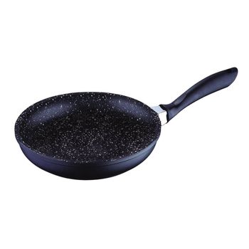 Msv Sartén "stone" Con Revestimiento De Aluminio Fundido, Negro, 22 Cm