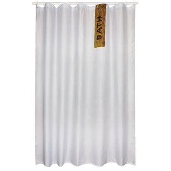 Cortina De Baño Polyester 180x200 Cm Premium Iguacu