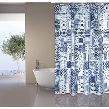 Cortina De Baño Poliester 180x200cm Alentejo