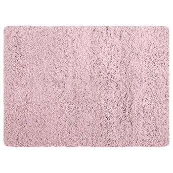 Alfombra De Microfibra 50x70 Rosa Claro