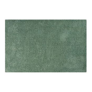 Alfombra De Algodón Msv 40 X 60 Cm Verde Oscuro