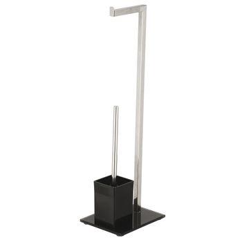 Pedestal para lavadora Kella con 4 ruedas + 4 patas acero inoxidable  plástico - Blanco [en.casa]