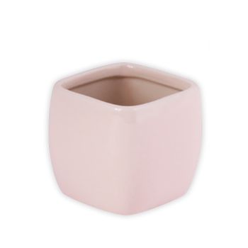 Vaso Ceramica Louise Pastel Couleur Uni Rosa