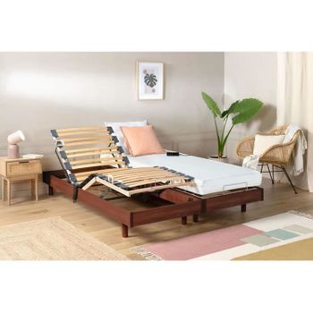 Colchón De Cerezo + Somier Eléctrico Relax Set 2 X 70 X 190 - Espuma -