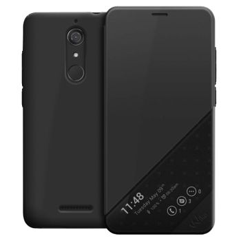 Funda Original Wiko Con Ventana Esquina Para Wiko View - Negra