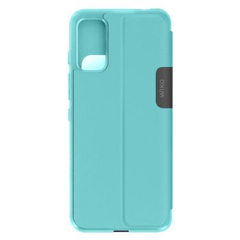 Funda Wiko Power U10 / U20 Ventana Translúcida Smart Folio Wiko Verde Menta