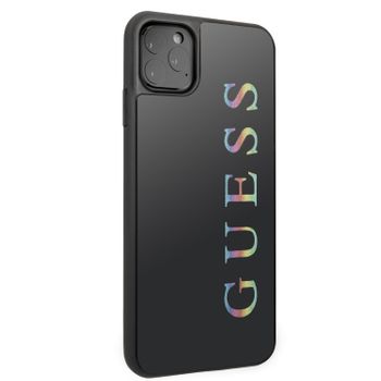 Guess Carcasa Apple Iphone 11 Pro Max Pc+tpu Negra-tornasol