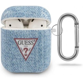 Funda Guess Silicona Para Apple Airpods Jeans Collection