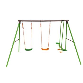 Parque Infantil De Acero Leo - 3 Soportes - 1.95m