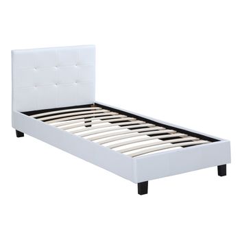 Cama "julia" Color Blanco - 90 X 190 Cm