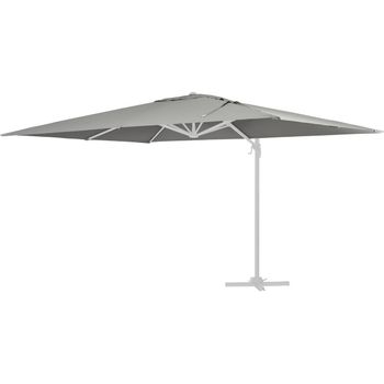 Tela De Recambio Para El Parasol "sun 3" - 3 X 3 M - Gris Claro